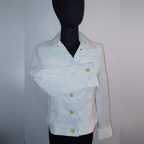 A Talbot's Corduroy Baby Blue Jacket - Picture 3 of 6